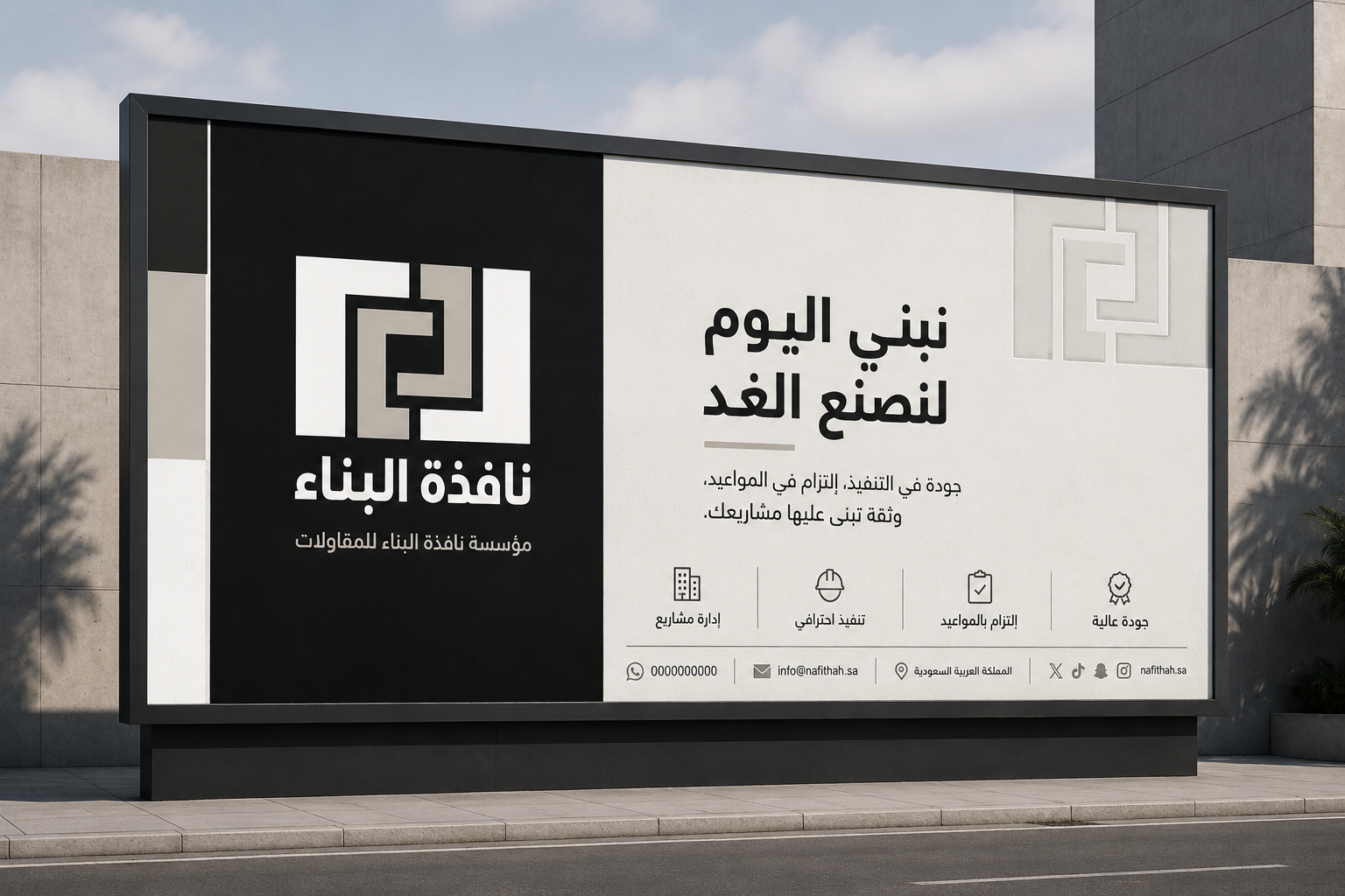 لوحة إعلانية طرقية
